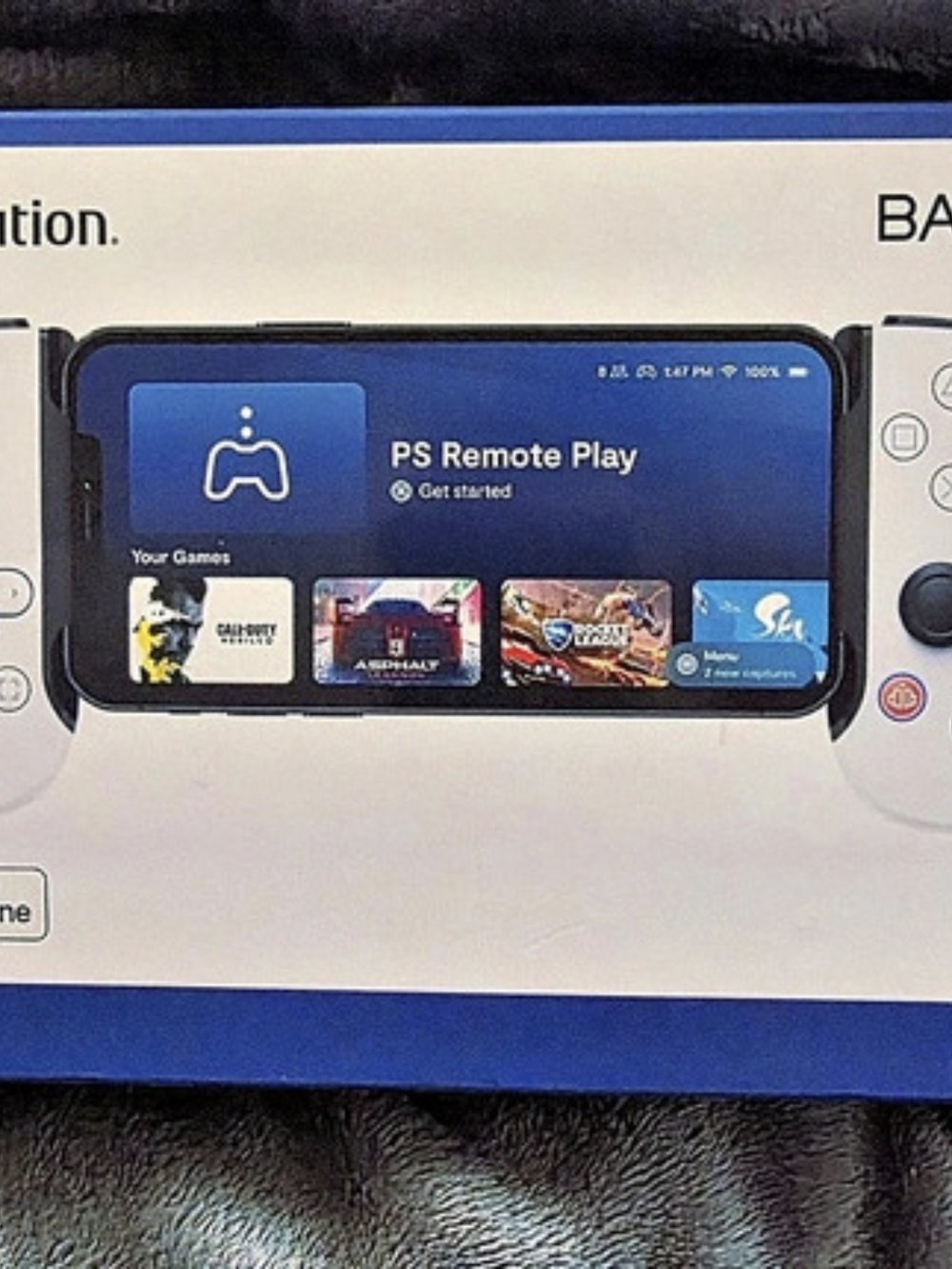 Backbone One for iPhone Gaming Controller White Like New